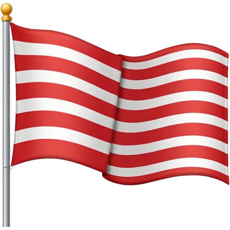 White red white flag emoji