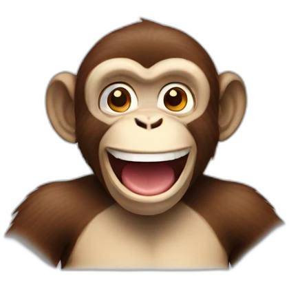 happy monkey emoji