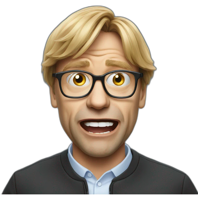Guy Verhofstadt with open mouth emoji