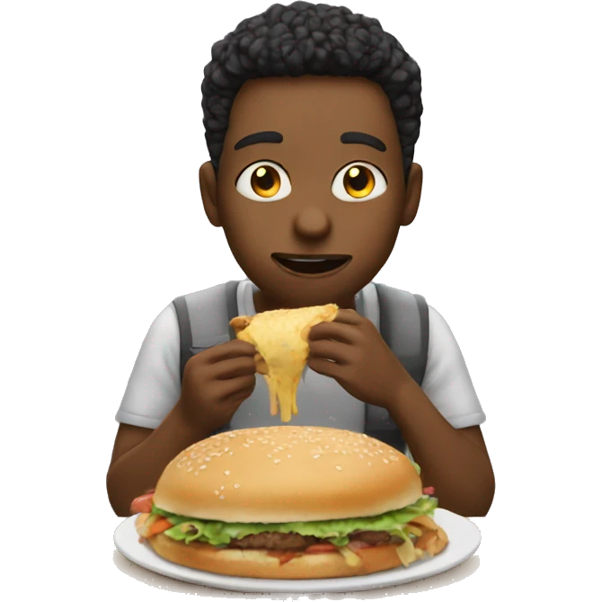 Me eating  emoji