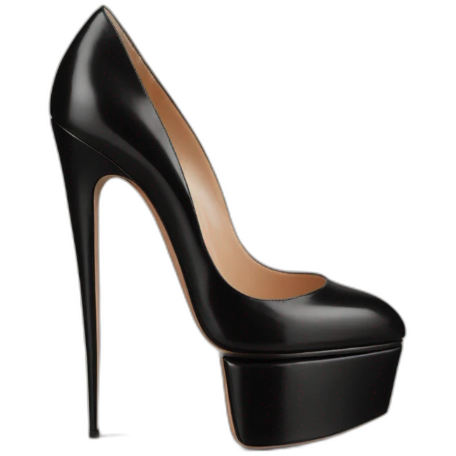 Black VALENTINO Tan-go PLATFORM PUMP emoji