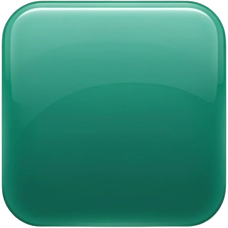 Blank dark Jade style rounded square icon button emoji