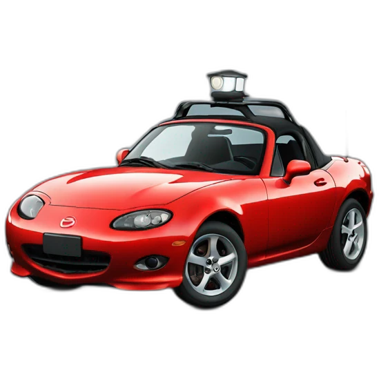 Mazda miata phare rétractable emoji