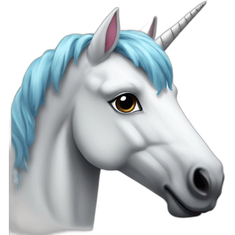 A school unicorn emoji