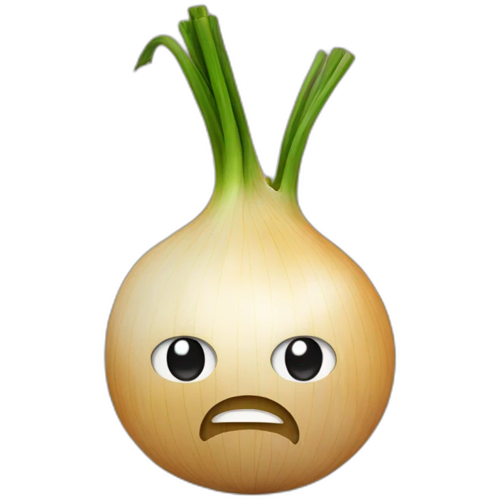Onion with nails emoji