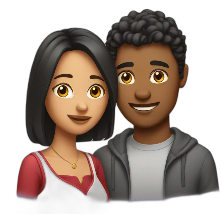 College lovers emoji