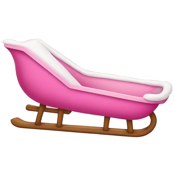 pink sled emoji