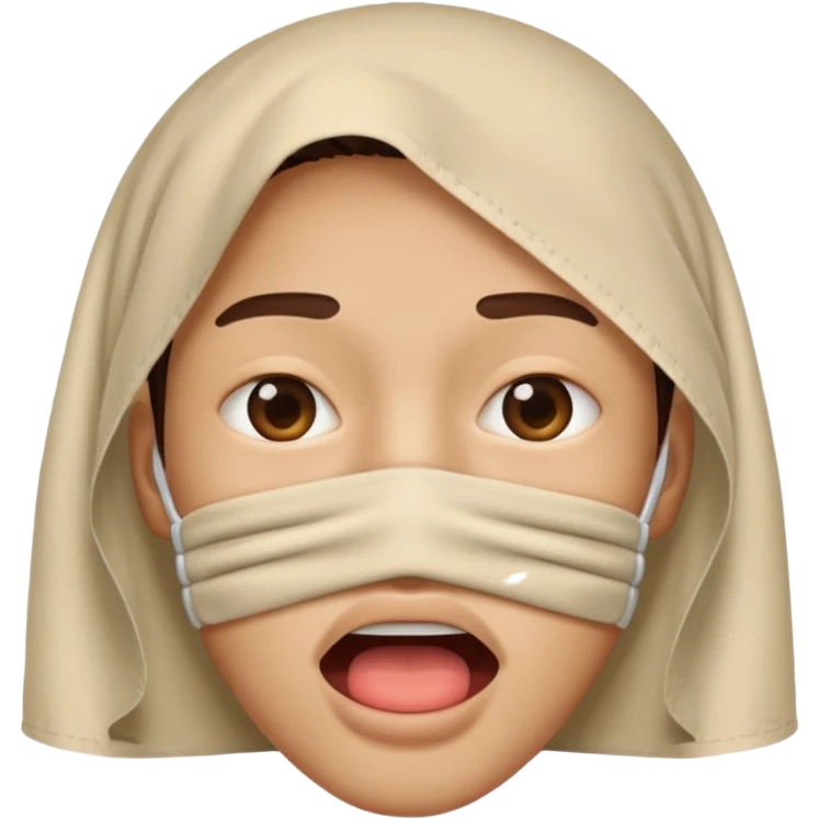 No pero tapada la boca  emoji