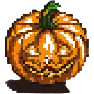 sweet pumpkin fruit, no face, no jack-o-lantern emoji