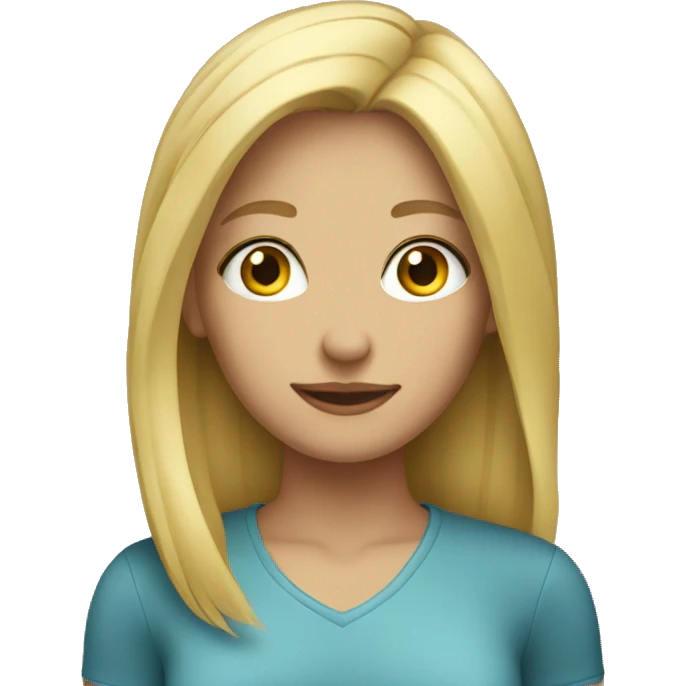 blonde girl  emoji