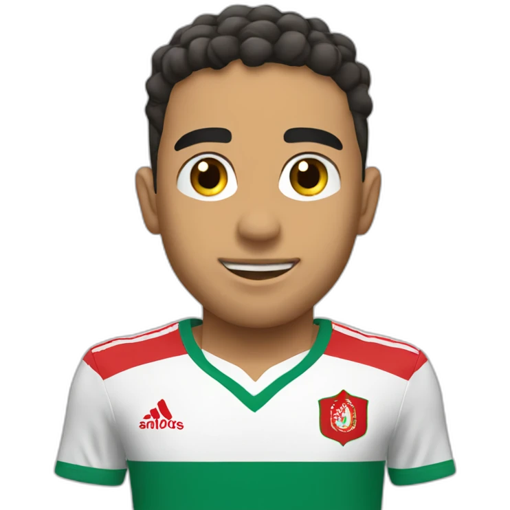 Hakimi maillot Maroc emoji