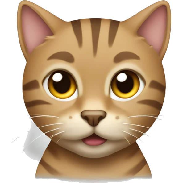 light brown tabby cat boxing  emoji