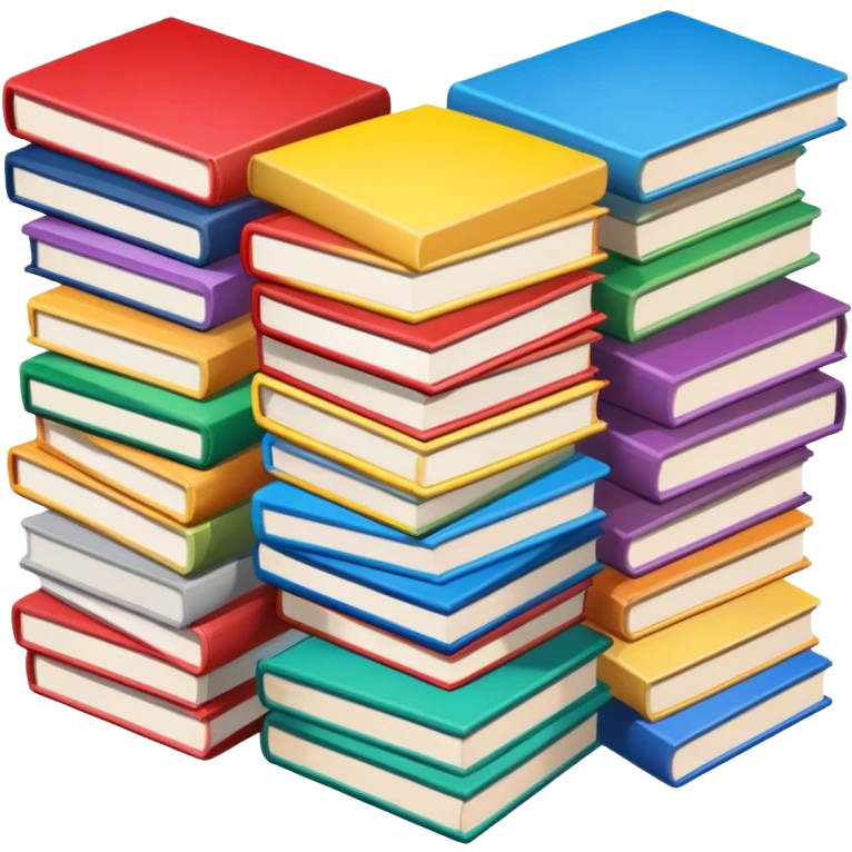 a vertical stack of comic books emoji