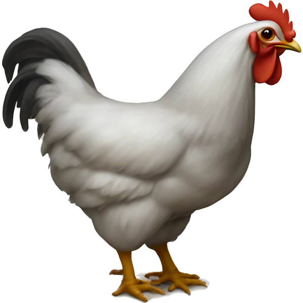 chicken butt emoji