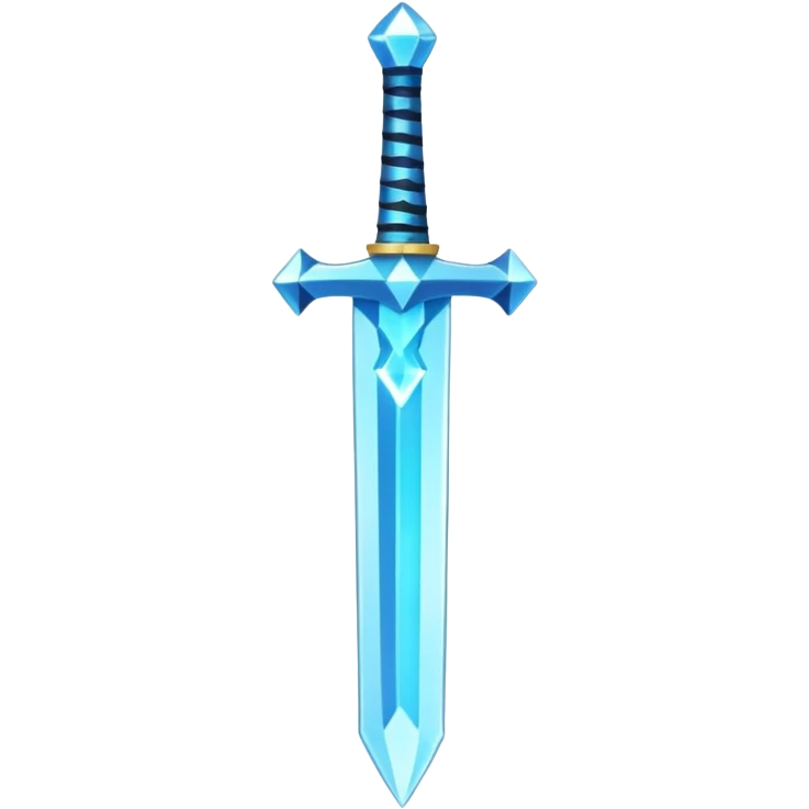 Minecraft diamond sword  emoji