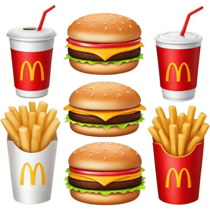 Create a mc donalds menu emoji