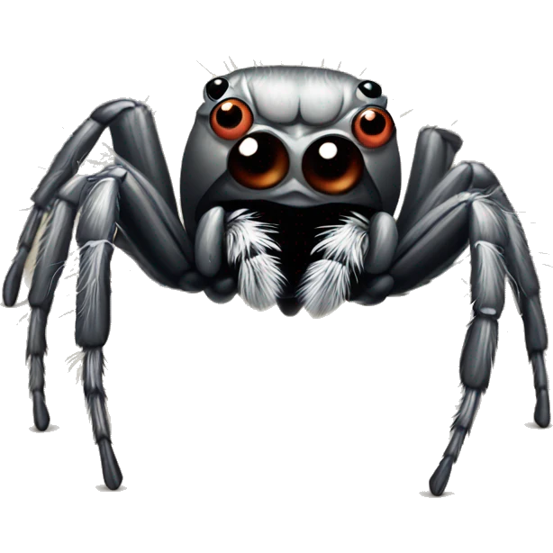 Jumping spider friendly  emoji