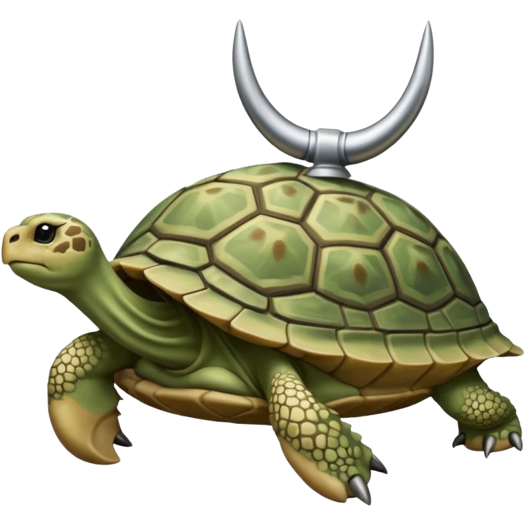 close up spurs on a turtoise emoji