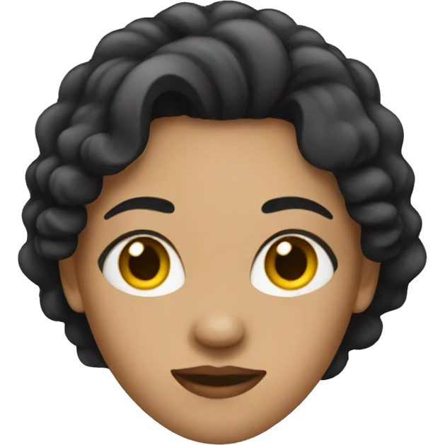 woman with dark hair emoji