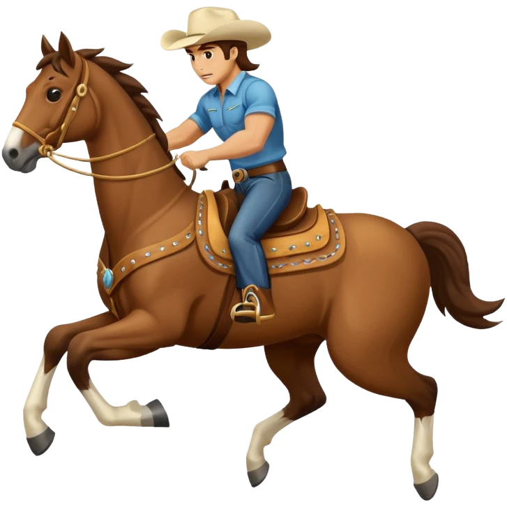 Rodeo horse emoji