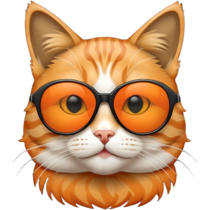 Cat wearing sunglasses emoji