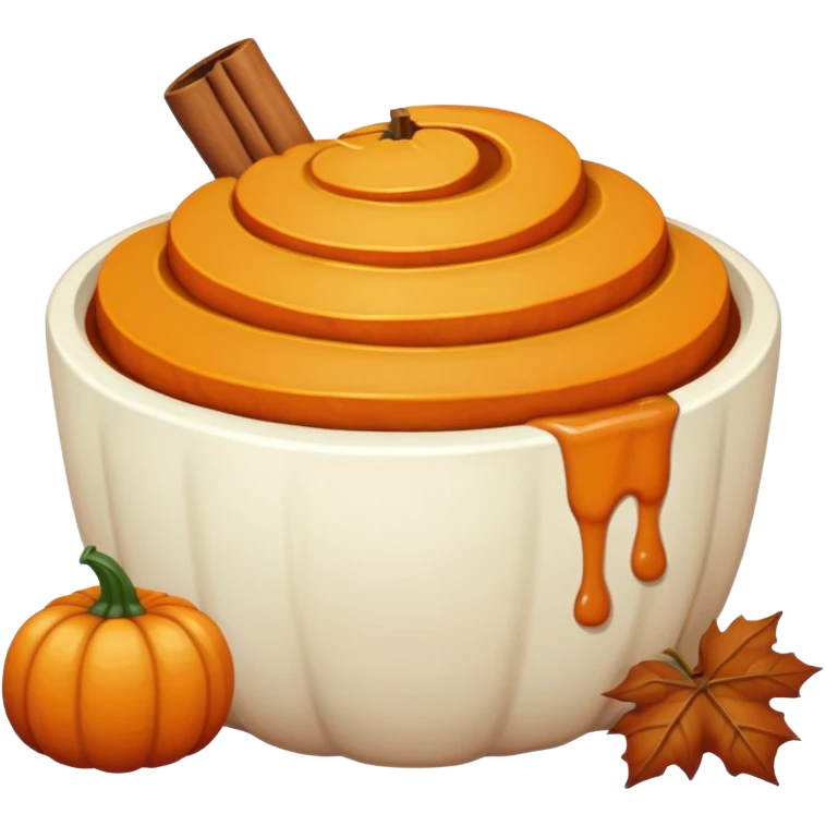 Pumpkin spice softcore indie emoji