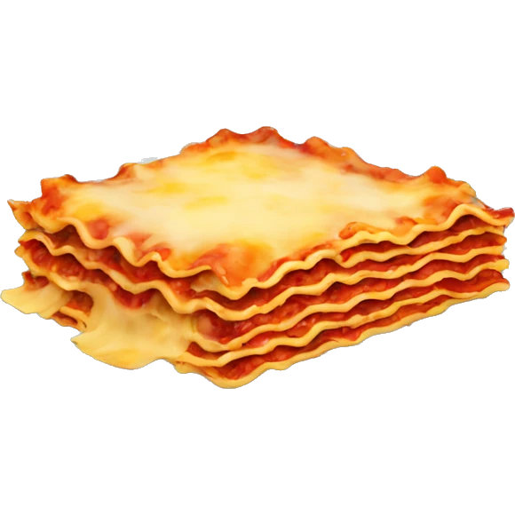 lasagna in plate emoji
