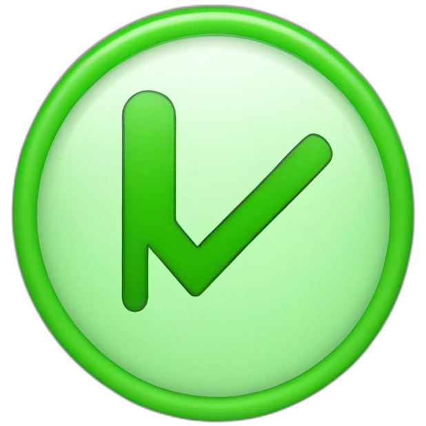 green tick emoji