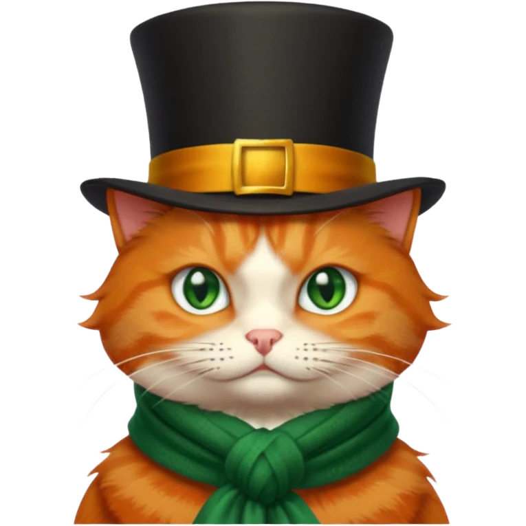 Ginger cat as Scrooge  emoji