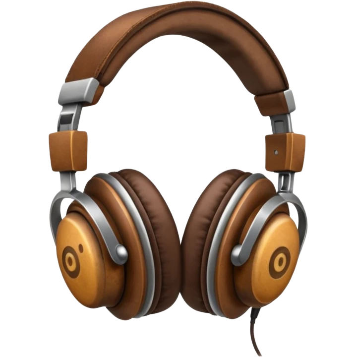 vintage headphone emoji