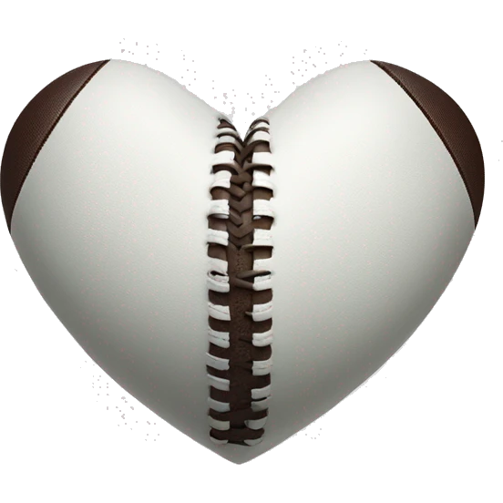 Football heart  emoji