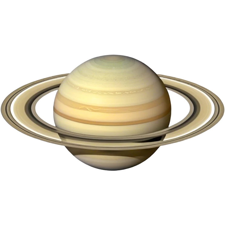 Planet Saturn emoji