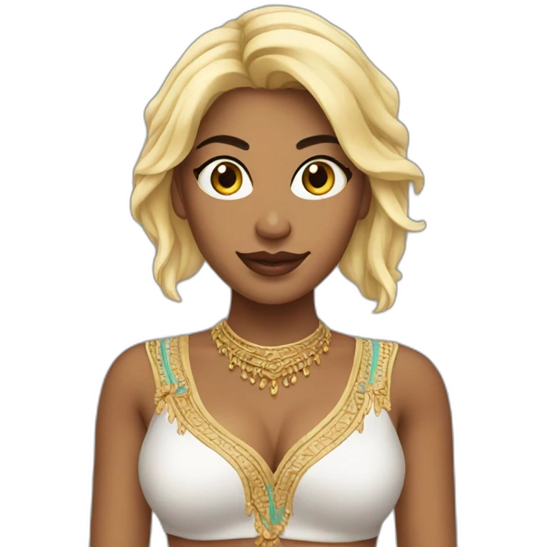 Sexy indian blonde emoji