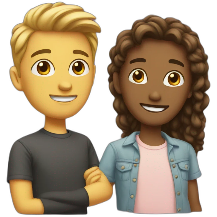 two Friends emoji