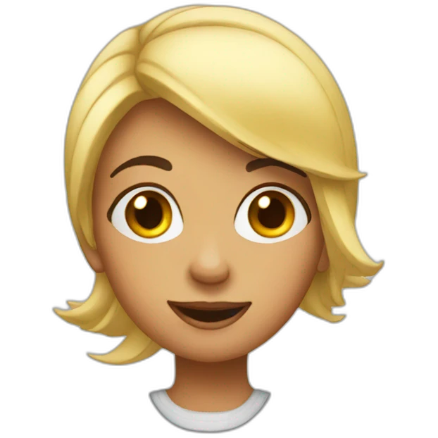 Naughty girl emoji