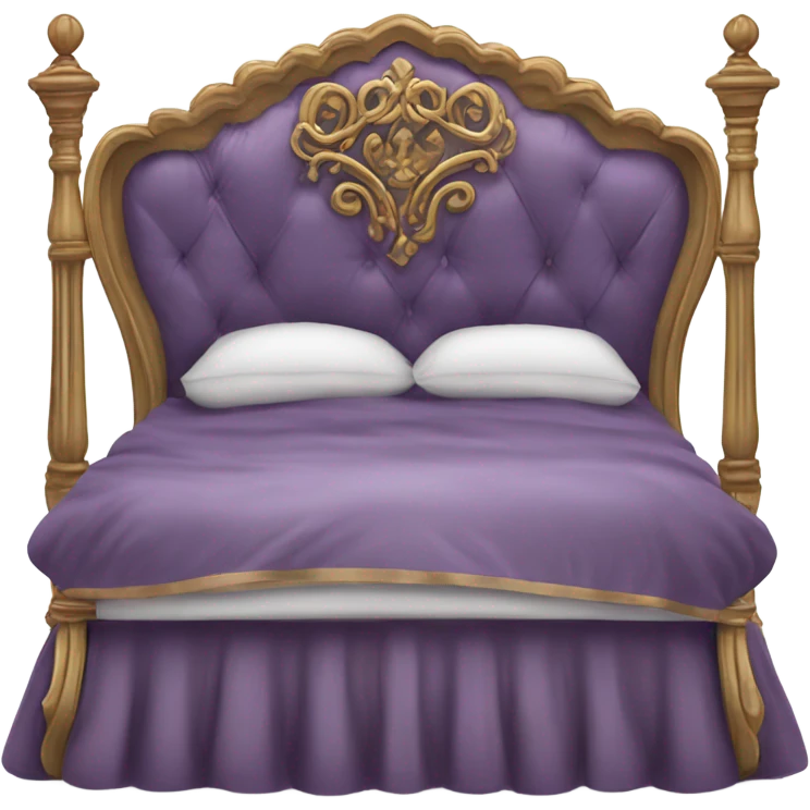 Fancy Purple bed emoji