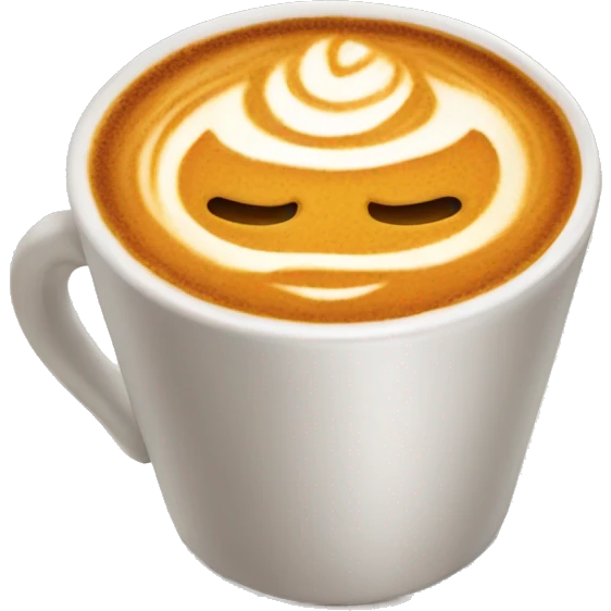 Pumpkin latte  emoji