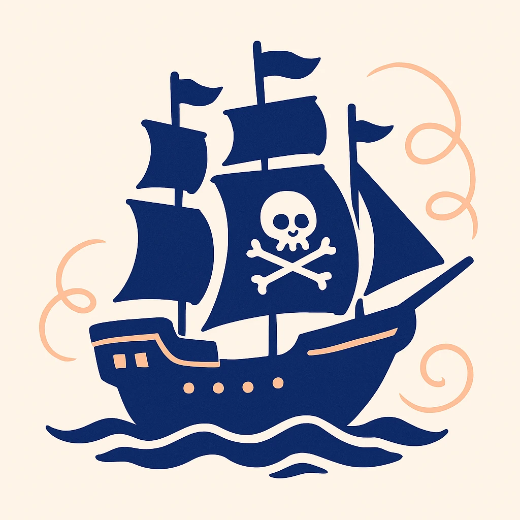 pirate ship emoji