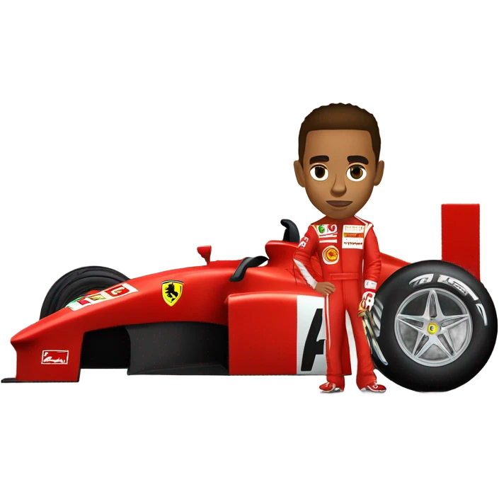 Lewis Hamilton Ferrari  emoji