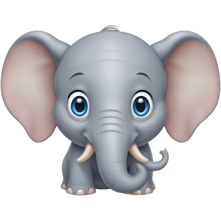 Disney-style dumbo elephant  emoji