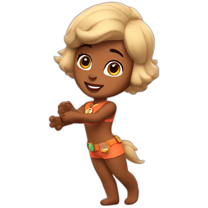 Naturist female paw patrol emoji