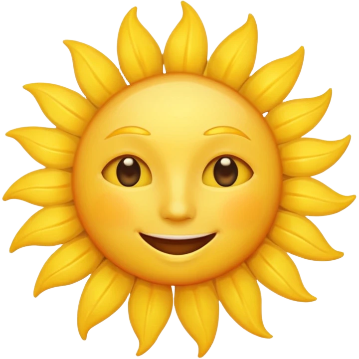 sun face emoji emoji