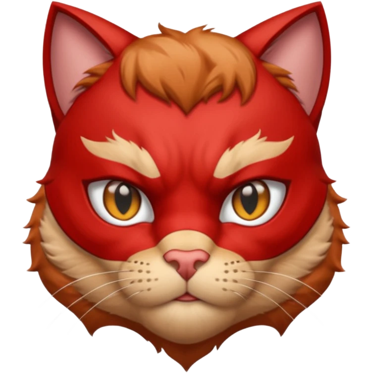  red superhero cat emoji