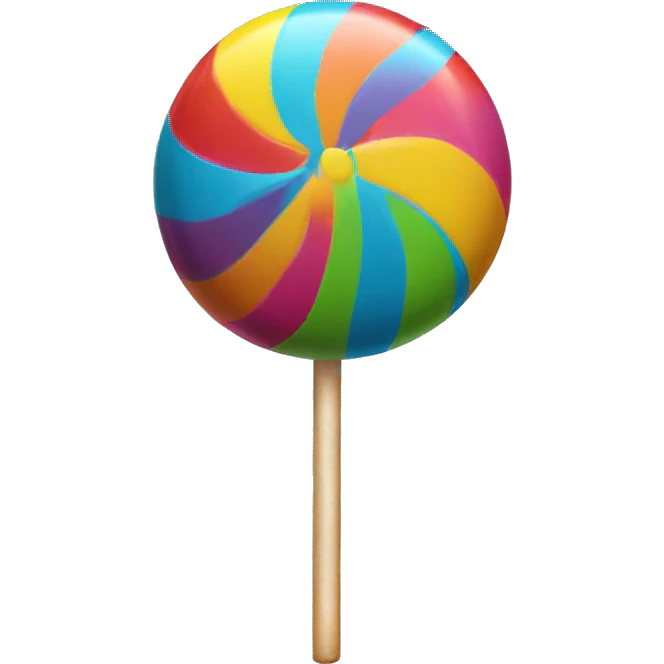 a spherical lollipop emoji