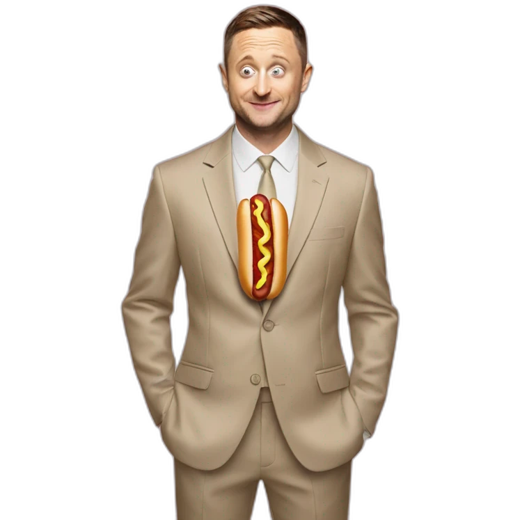hot dog suit random Tim Robinson emoji
