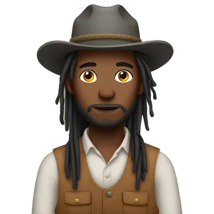 Farmer with dreadlocks emoji