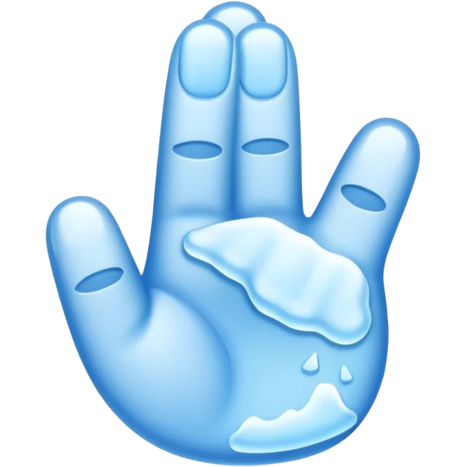 freezing thumbs up emoji