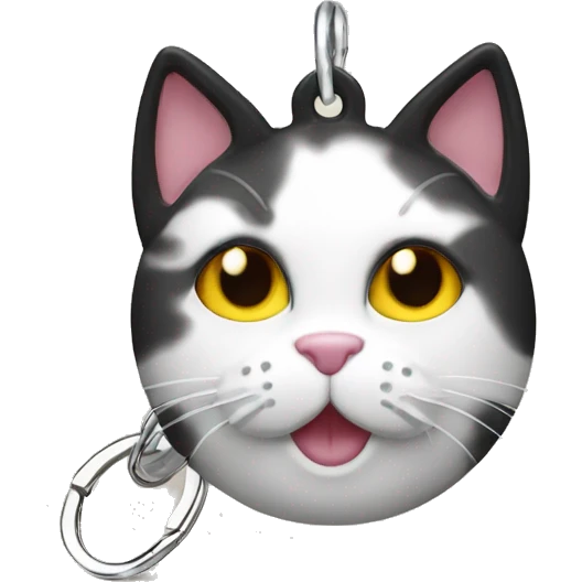 cat keyring emoji
