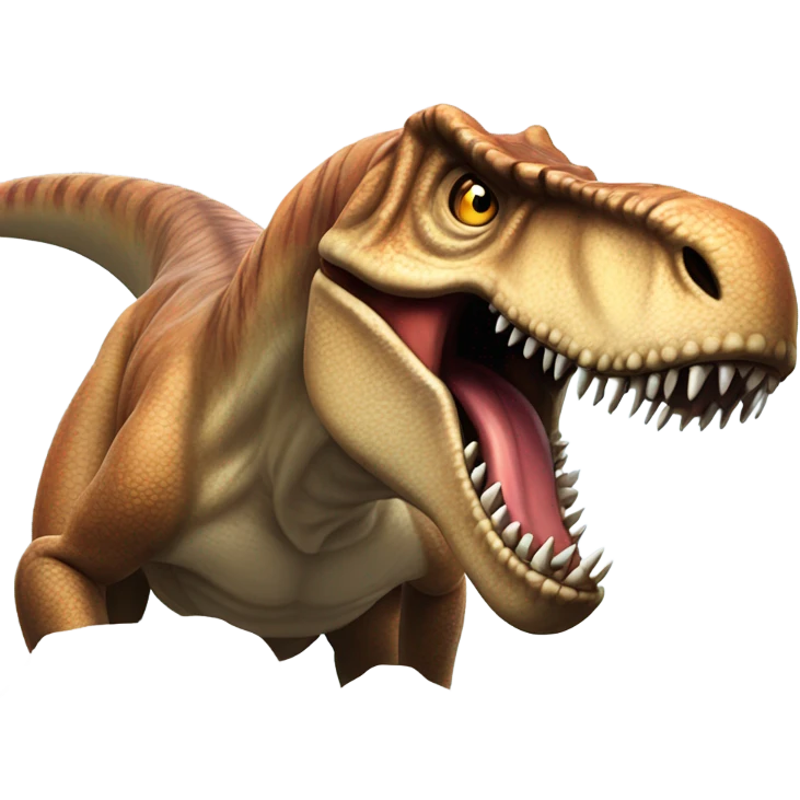 T-Rex eating rocks emoji