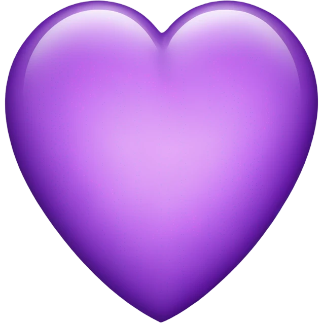 Purple Heart with shimmer emoji